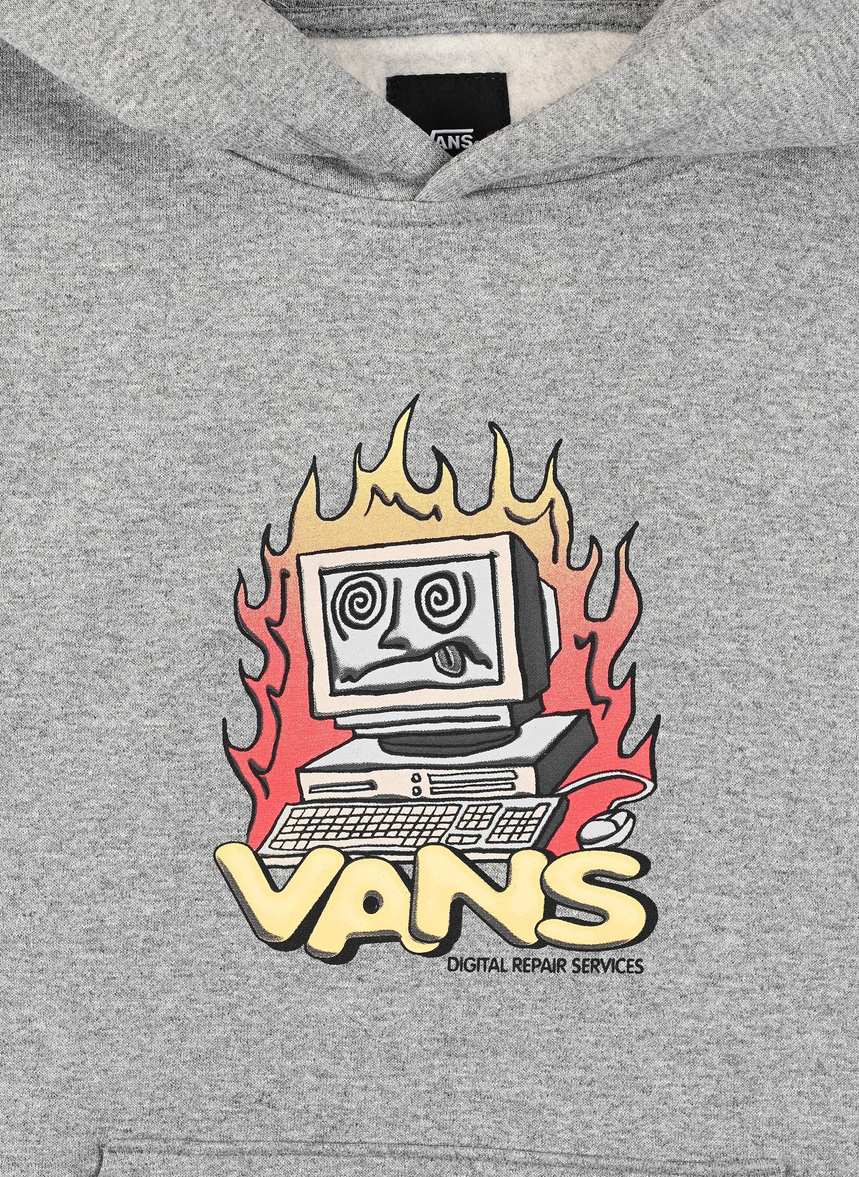 Vans Digital Repair Youth Hood Heather Grey