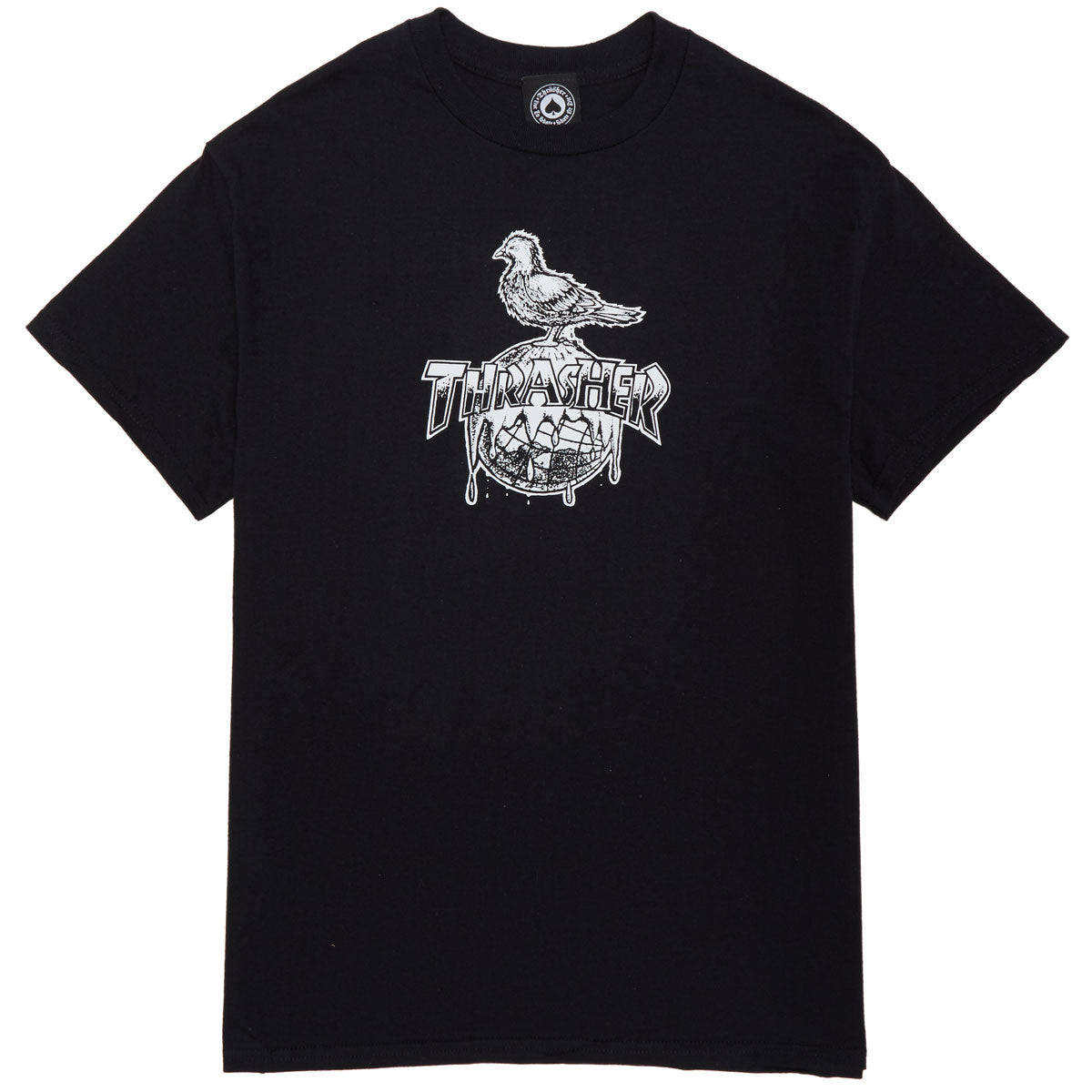 Thrasher x Anti-Hero Cover The Earth Tee Black