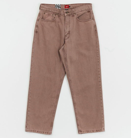 Vans Skate Check 5 S Baggy Regular Denim Loose Pants Deep Taupe/Brown