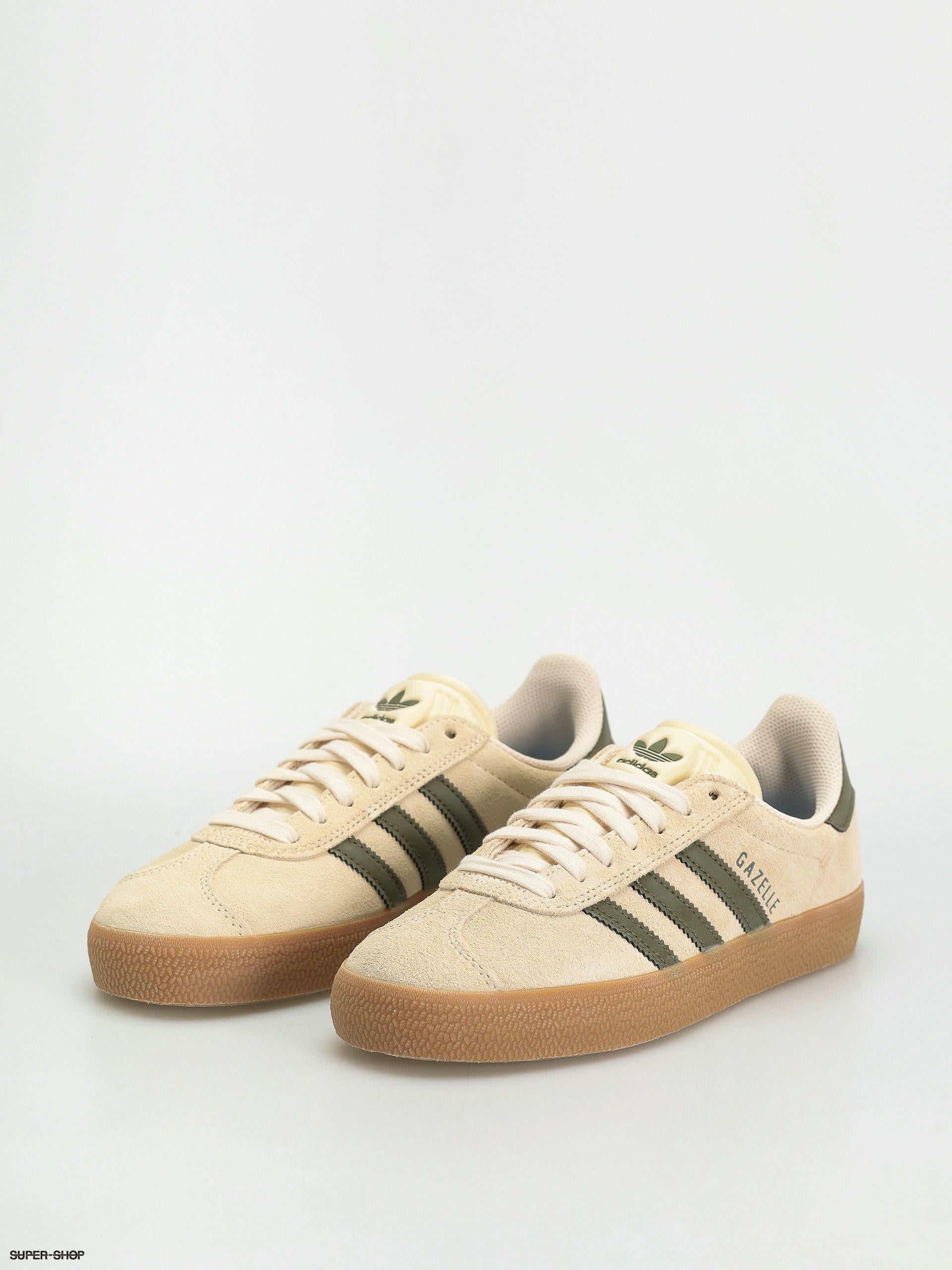 Adidas Gazelle ADV Ecru Tint/Focus Olive/Gum