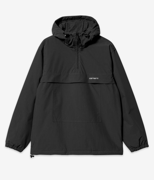 Carhartt Pullover Windbreaker Black White