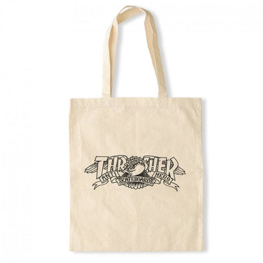 Thrasher x Anti-Hero Tote Bag Natural