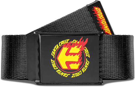 Etnies x Santa Cruz Flame Belt Black