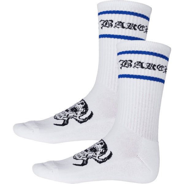 Baker Olde White Crew Socks