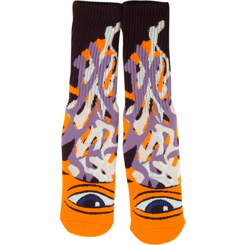 TOY MACHINE BARF SECT SOCK ORANGE