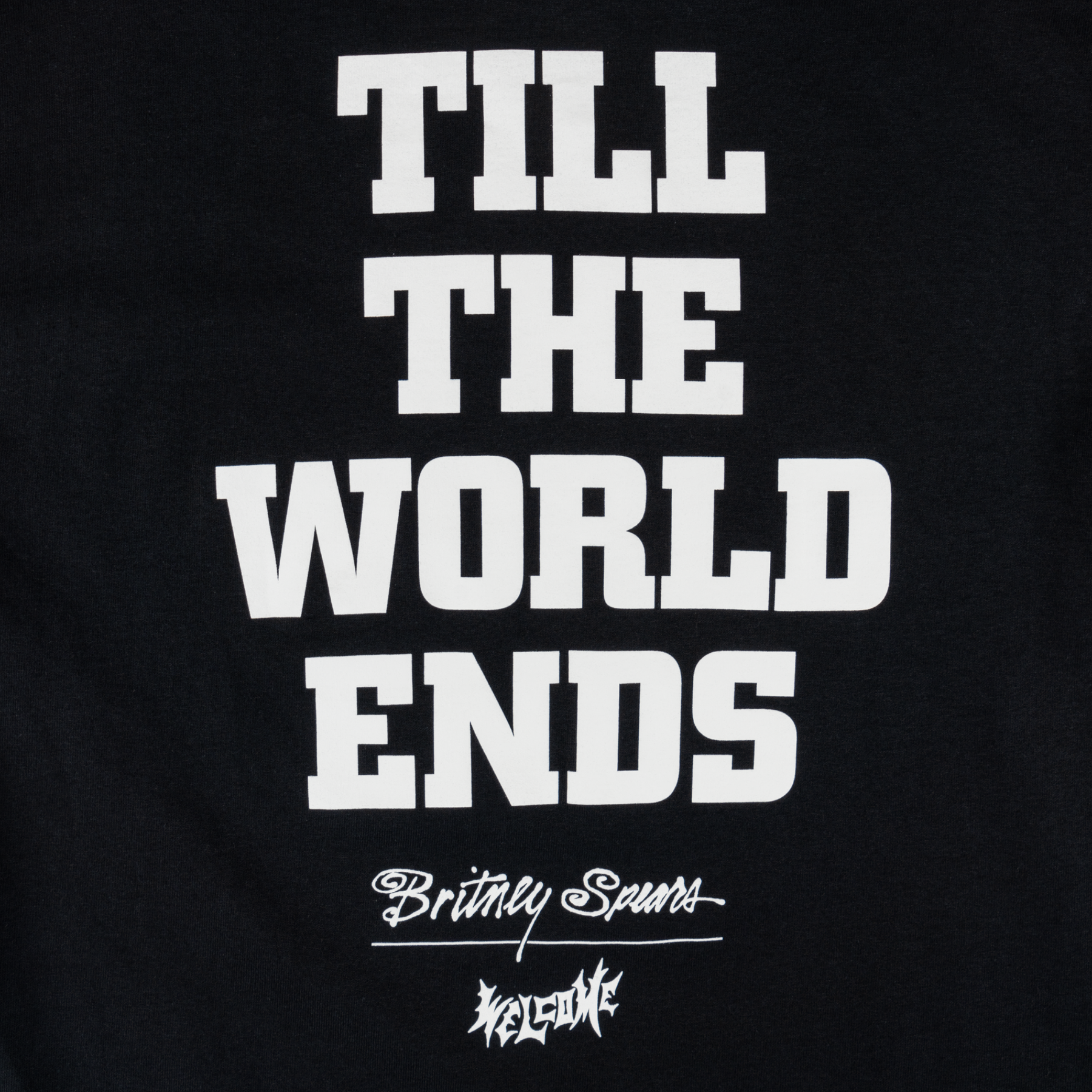 Welcome x Britney World Ends tee Black