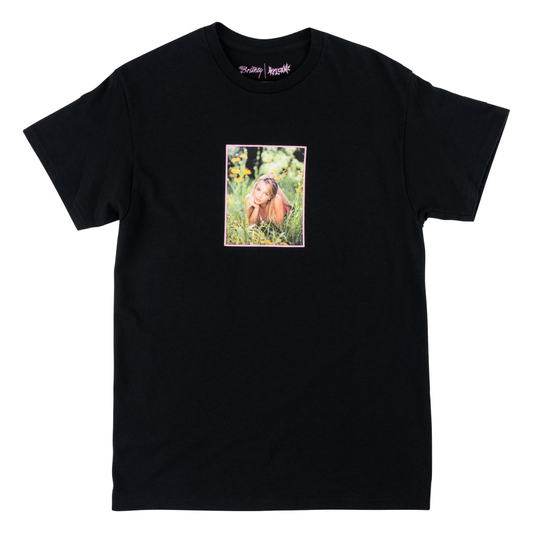 Welcome x Britney Daisies Tee Black