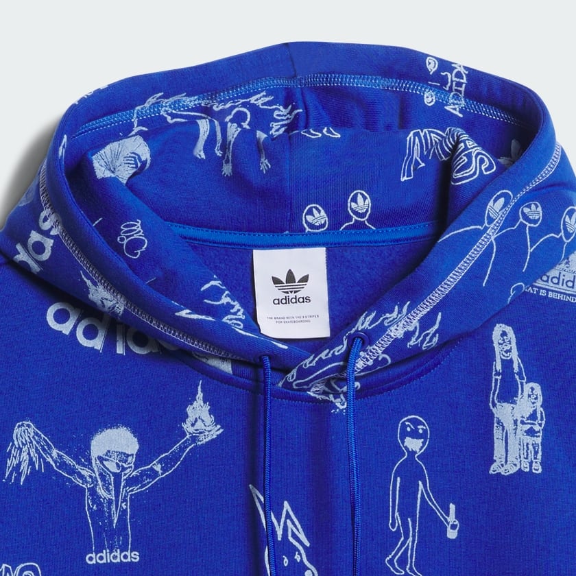 Adidas Dill Hoodie Royal Blue/White