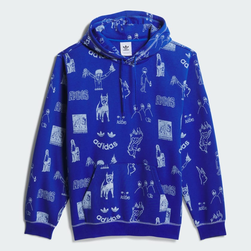 Adidas Dill Hoodie Royal Blue/White