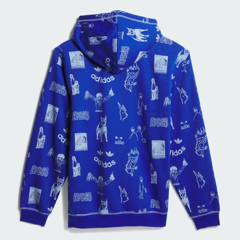 Adidas Dill Hoodie Royal Blue/White