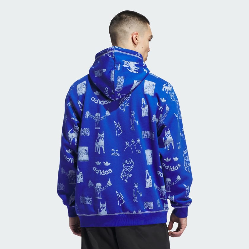 Adidas Dill Hoodie Royal Blue/White