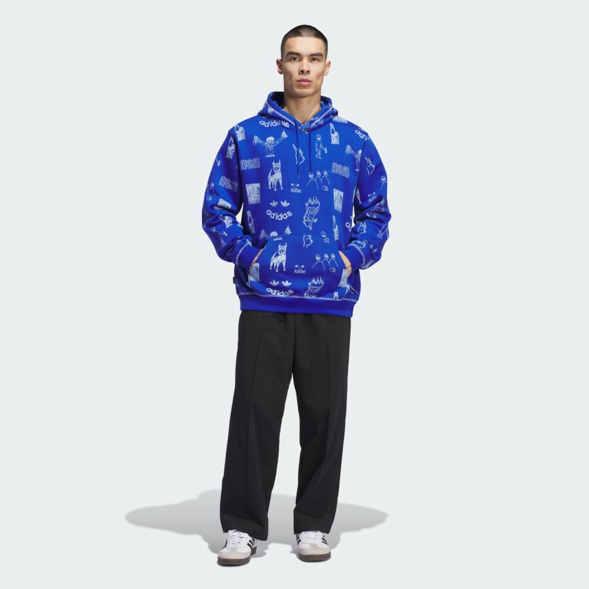 Adidas Dill Hoodie Royal Blue/White