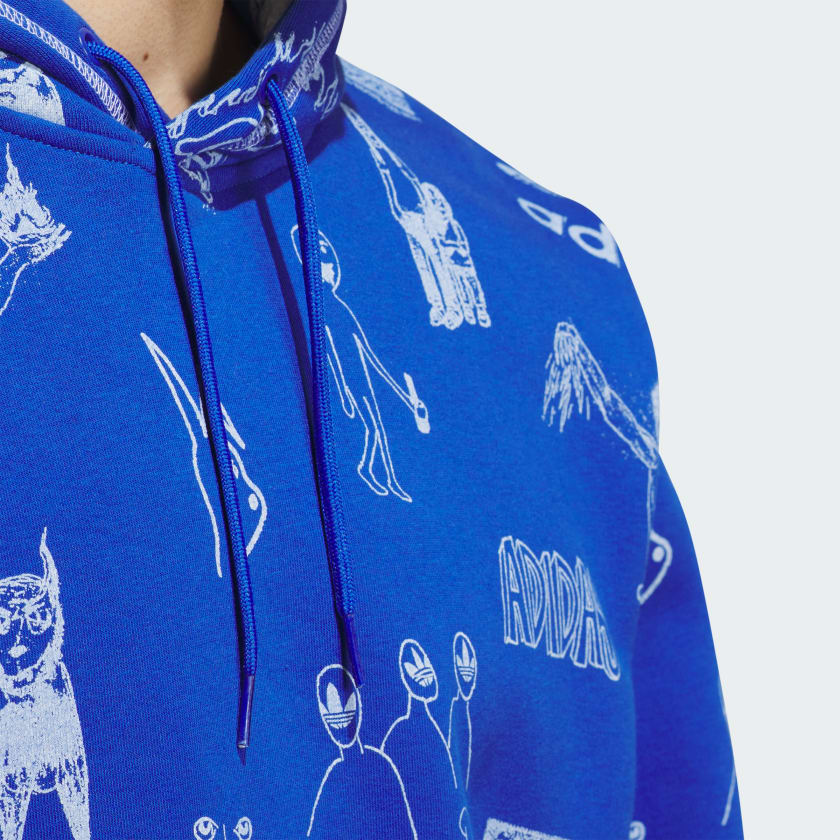 Adidas Dill Hoodie Royal Blue/White