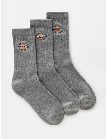 Dickies Valley Grove Socks 3-Pack Grey