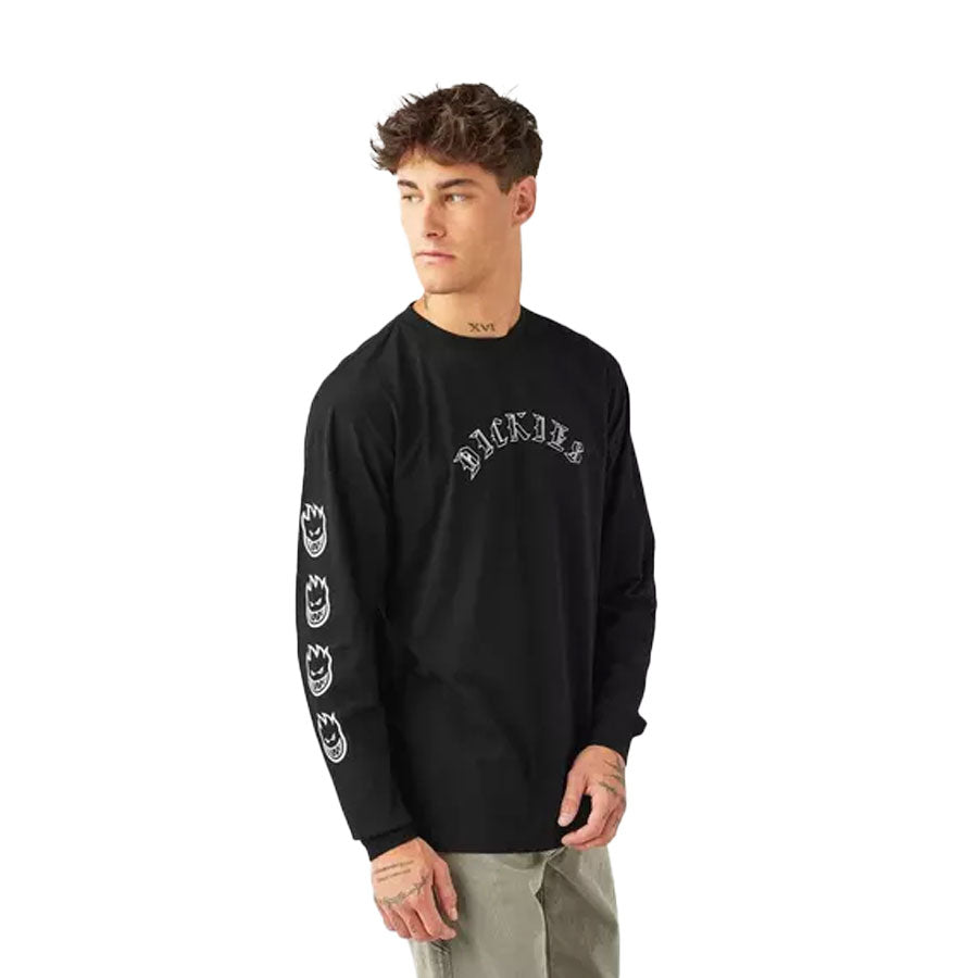 Dickies x Spitfire Youth Longsleeve Tee Black