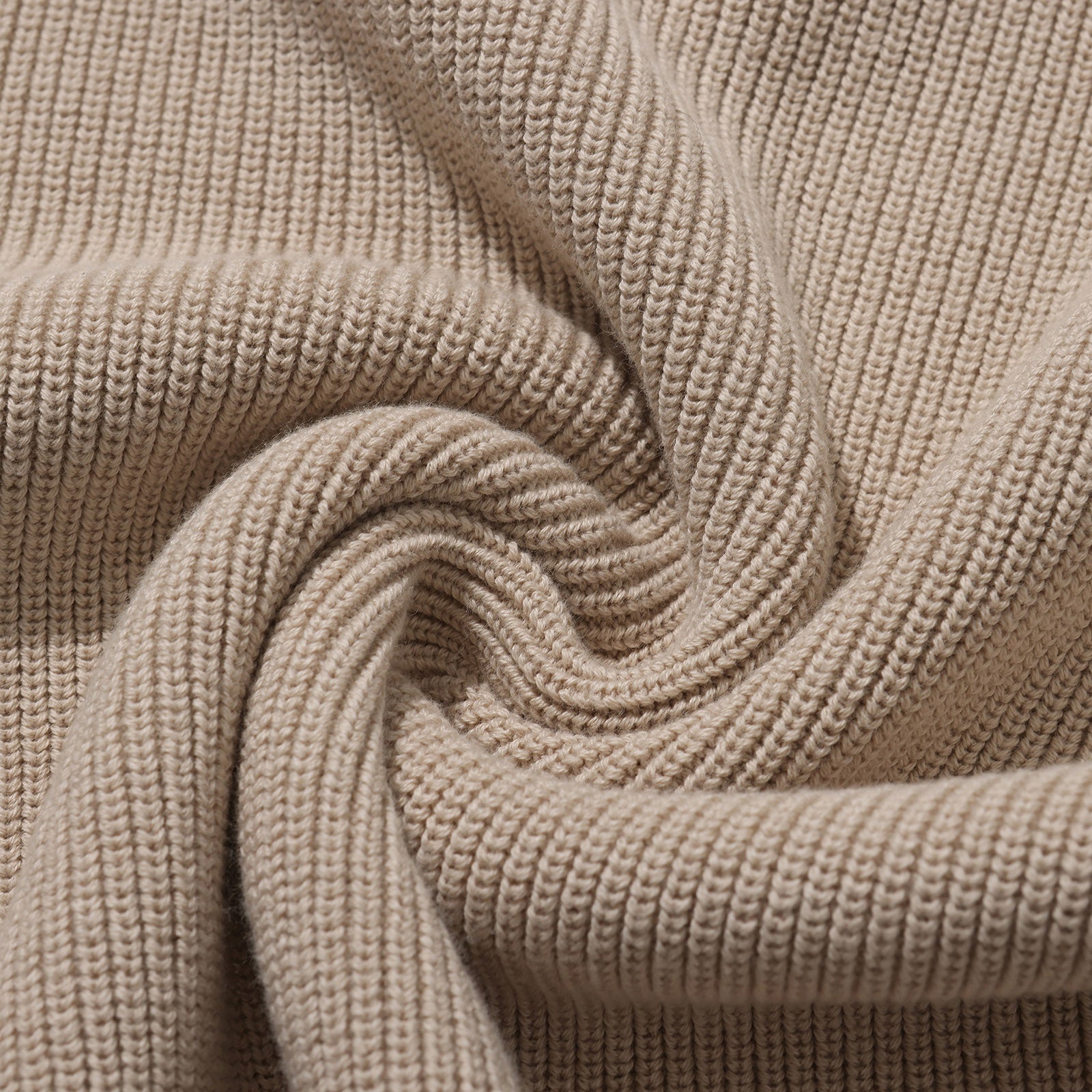 Helas Diploma Quarter Zip Knit Beige