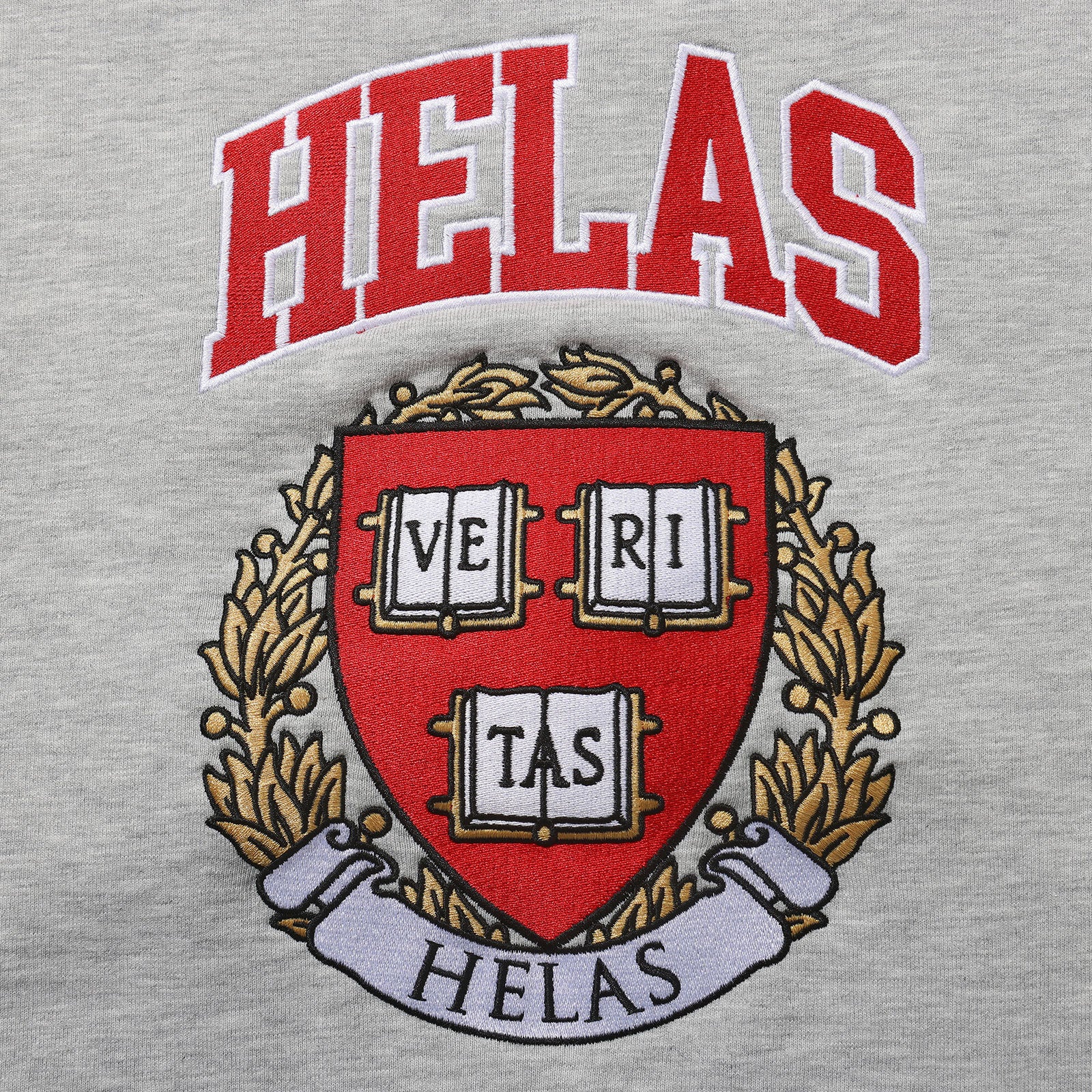 Helas Veritas Crewneck Heather Grey