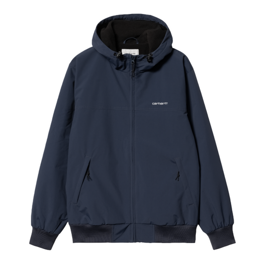 Hooded Sail Jacket Air Force Blue/White