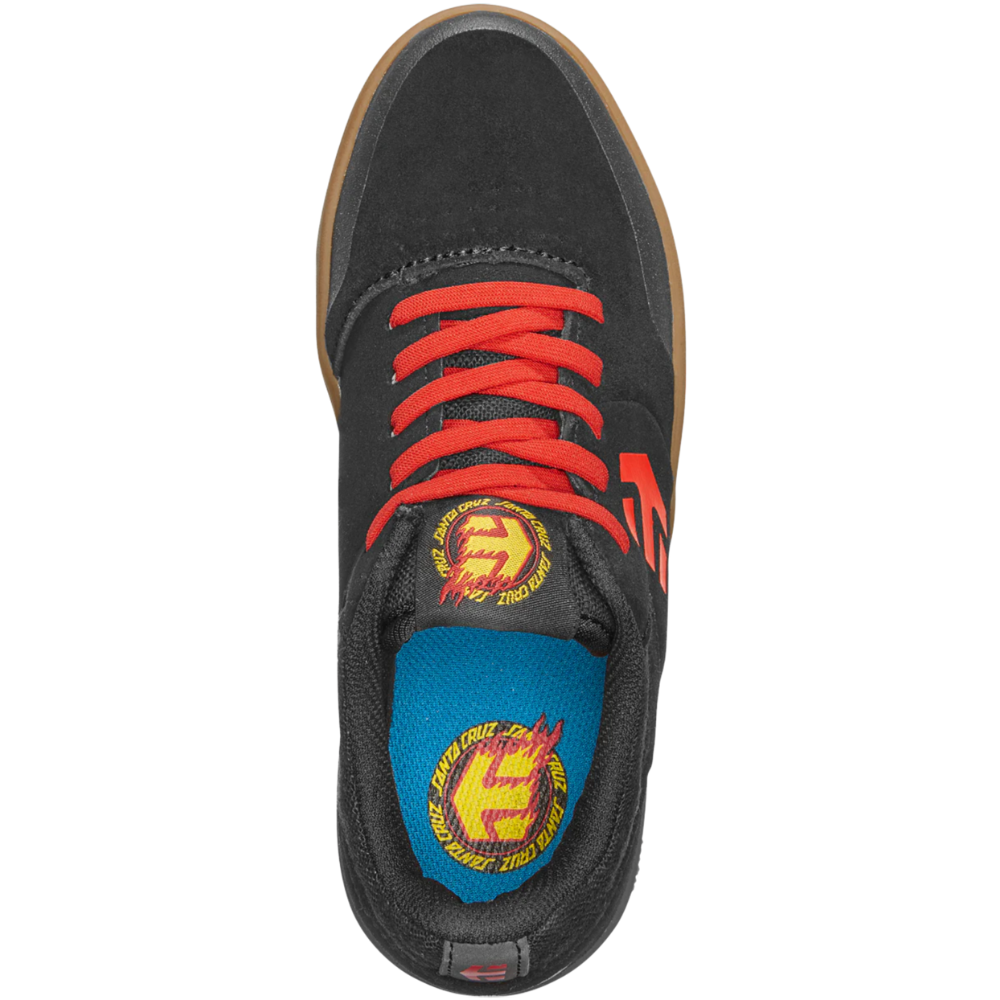 Etnies KIDS Marana x Santa Cruz Black Red Gum