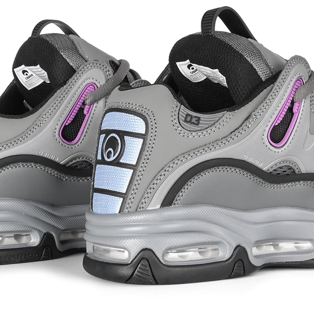 Osiris D3 2001 Grey/Purple/Yellow