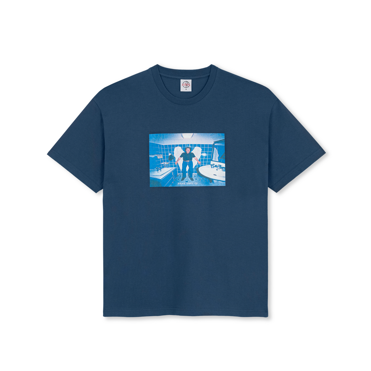 Polar Angel Man Tee Grey Blue