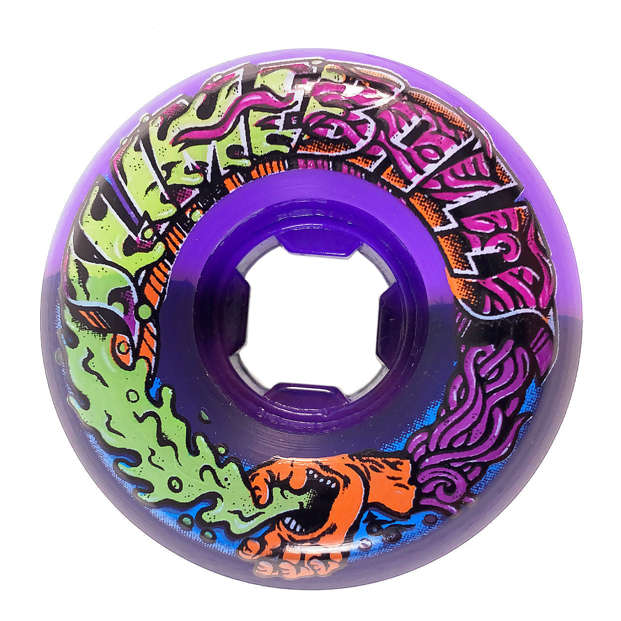 Slime Balls Wheels - Greetings Speed Balls Purple/Black 53mm 99a