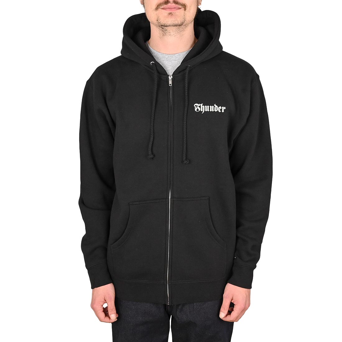 Thunder Worldwide Zip Hood Black/Grey/Green