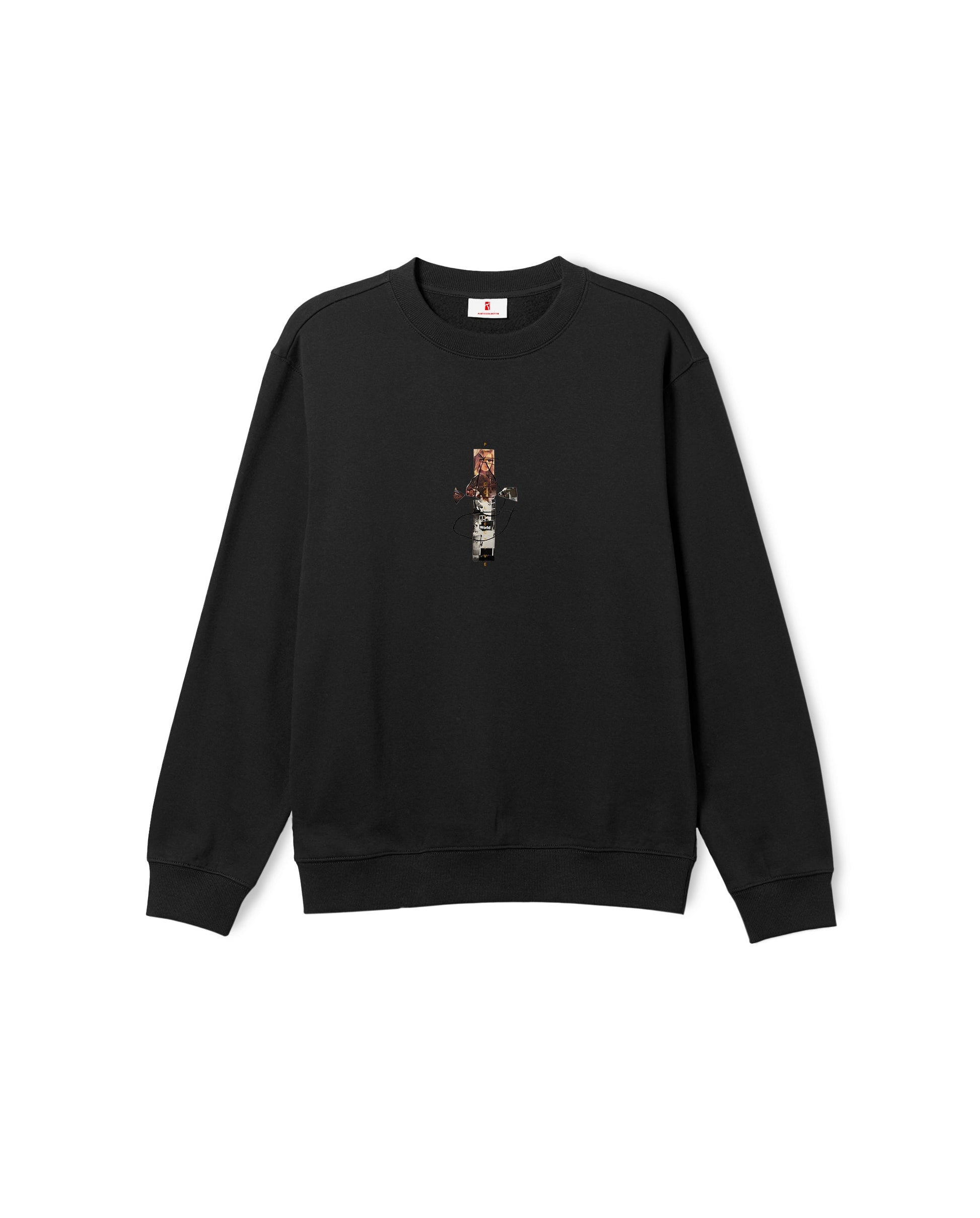 Poetic World Crewneck Black