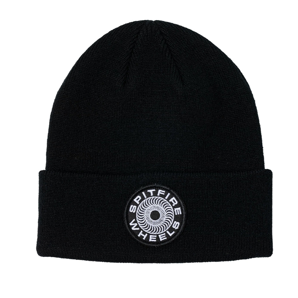 Spitfire Classic Swirl Beanie Black