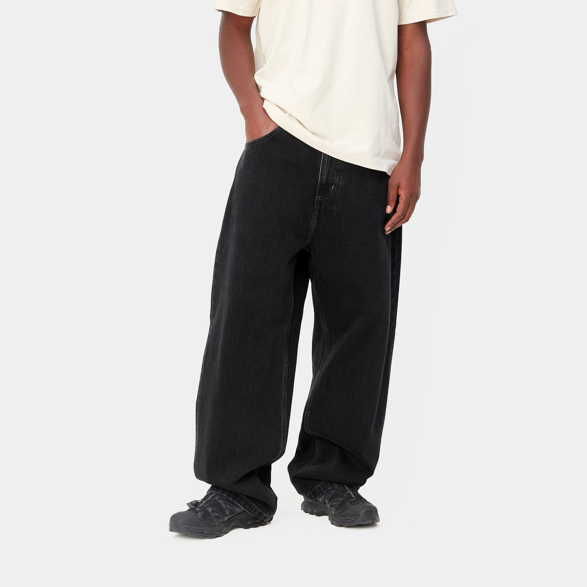 Carhartt Brandon Pant Black Stone Washed