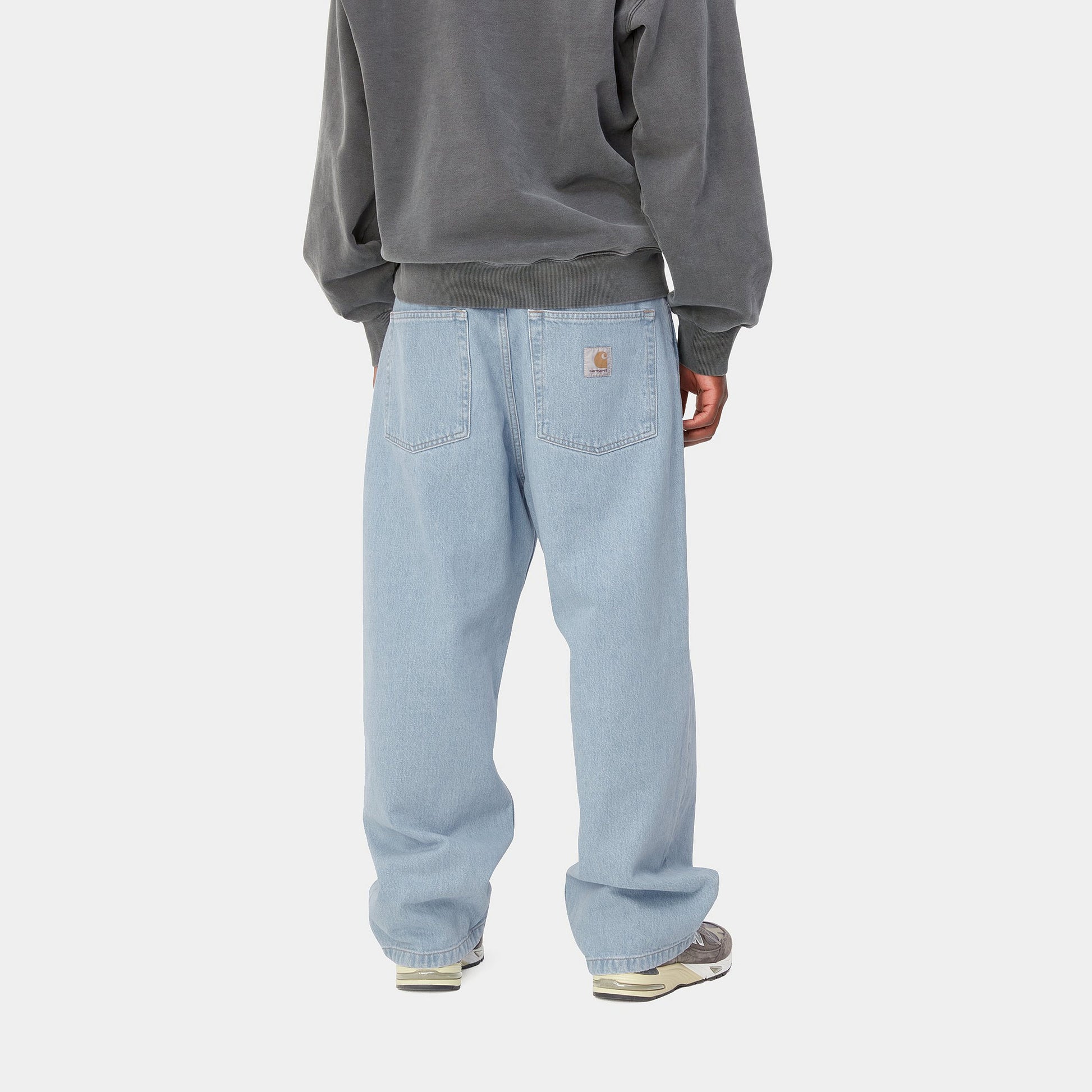 Carhartt WIP Brandon Pant Blue Heavy Stone Bleached