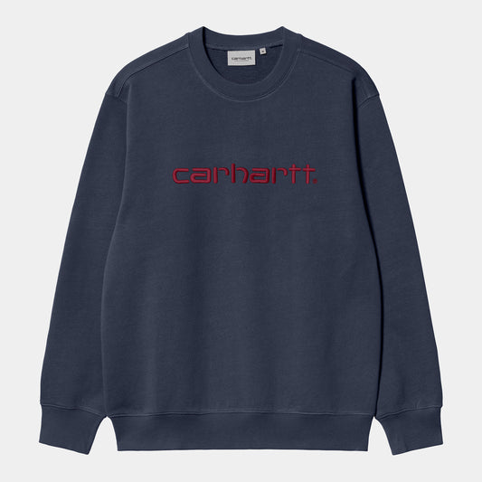 Carhartt Sweat Crewneck Air Force Blue/Malbec