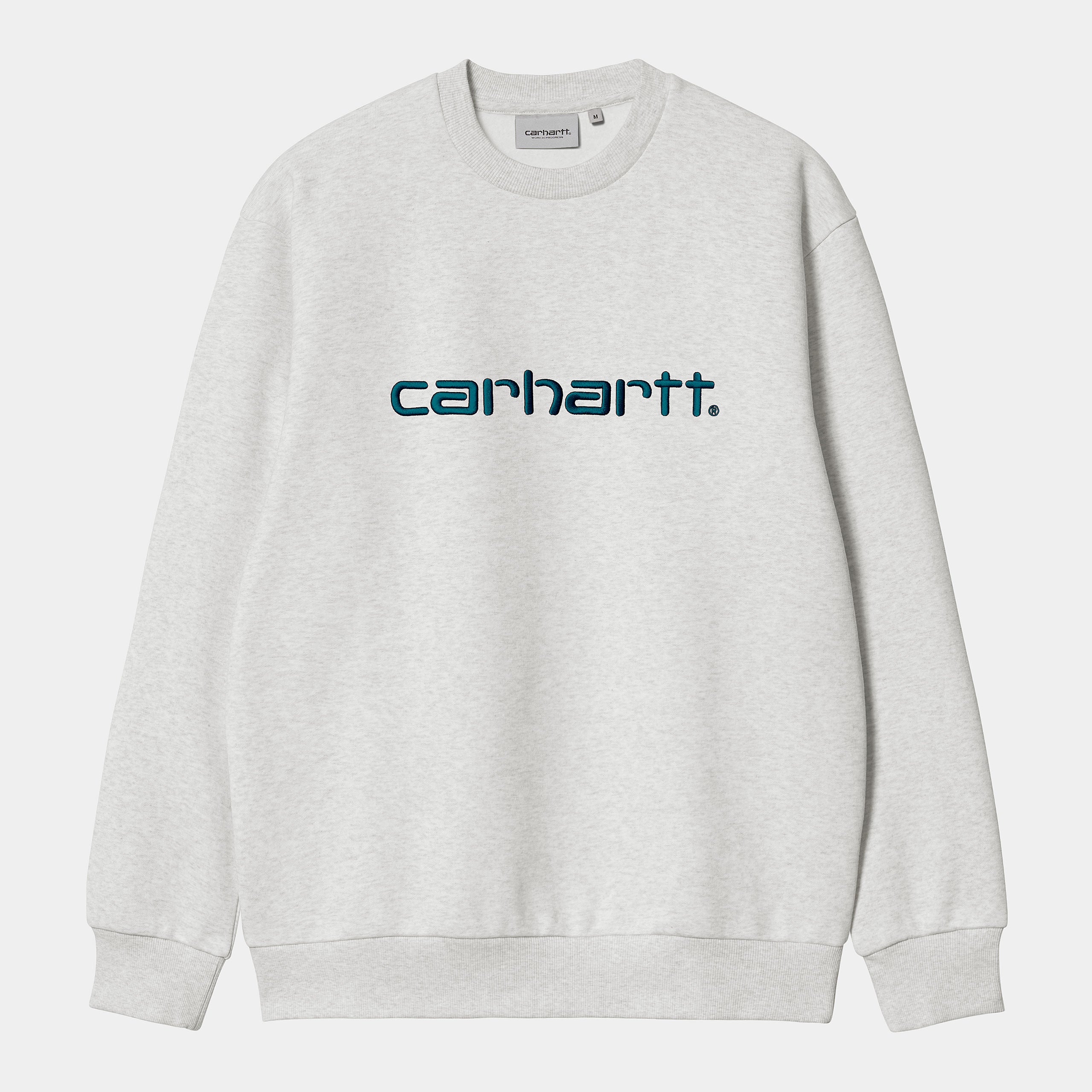 Carhartt Sweat Crewneck Ash Heather/ Duck Blue