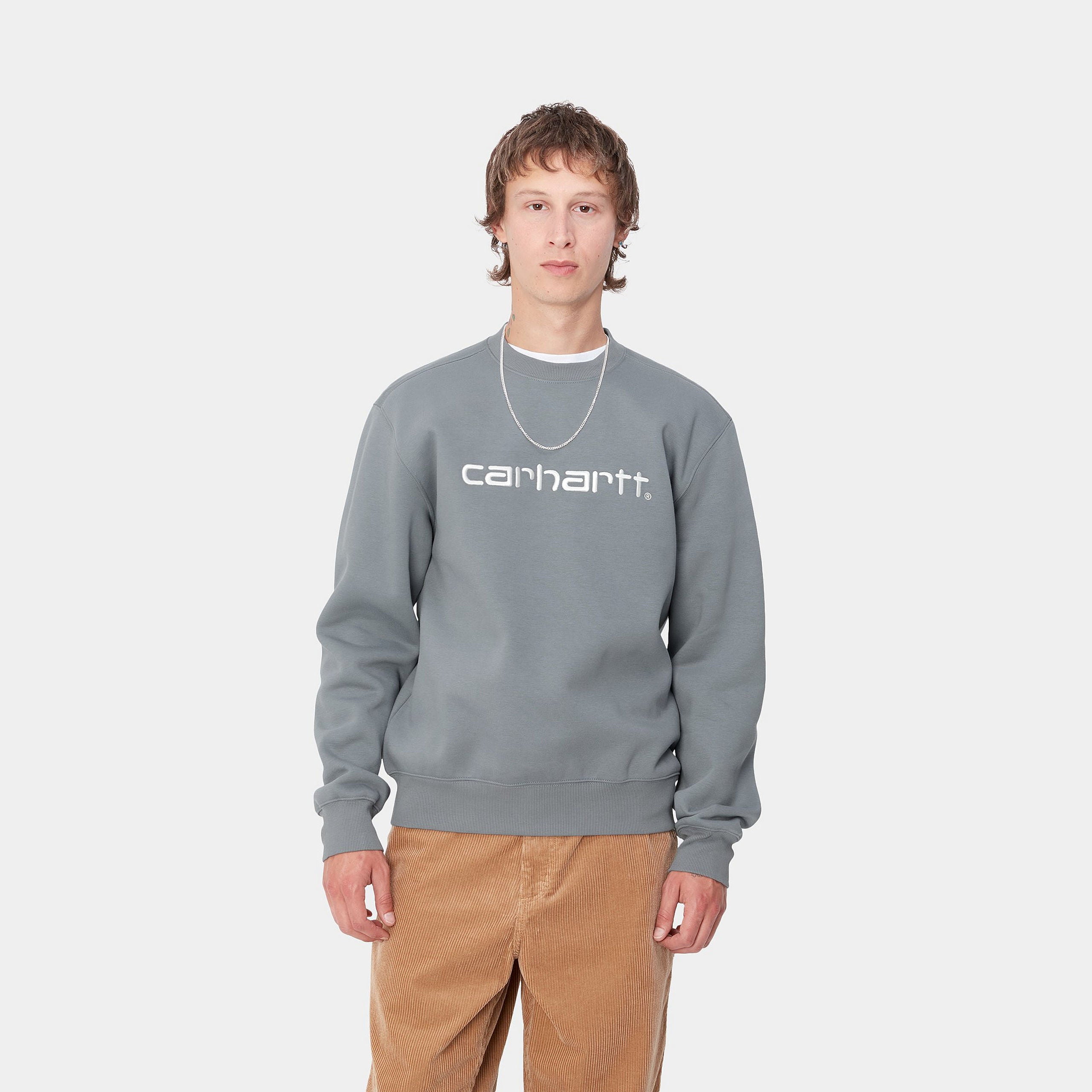 Carhartt Sweat Crewneck Dove Grey/Wax