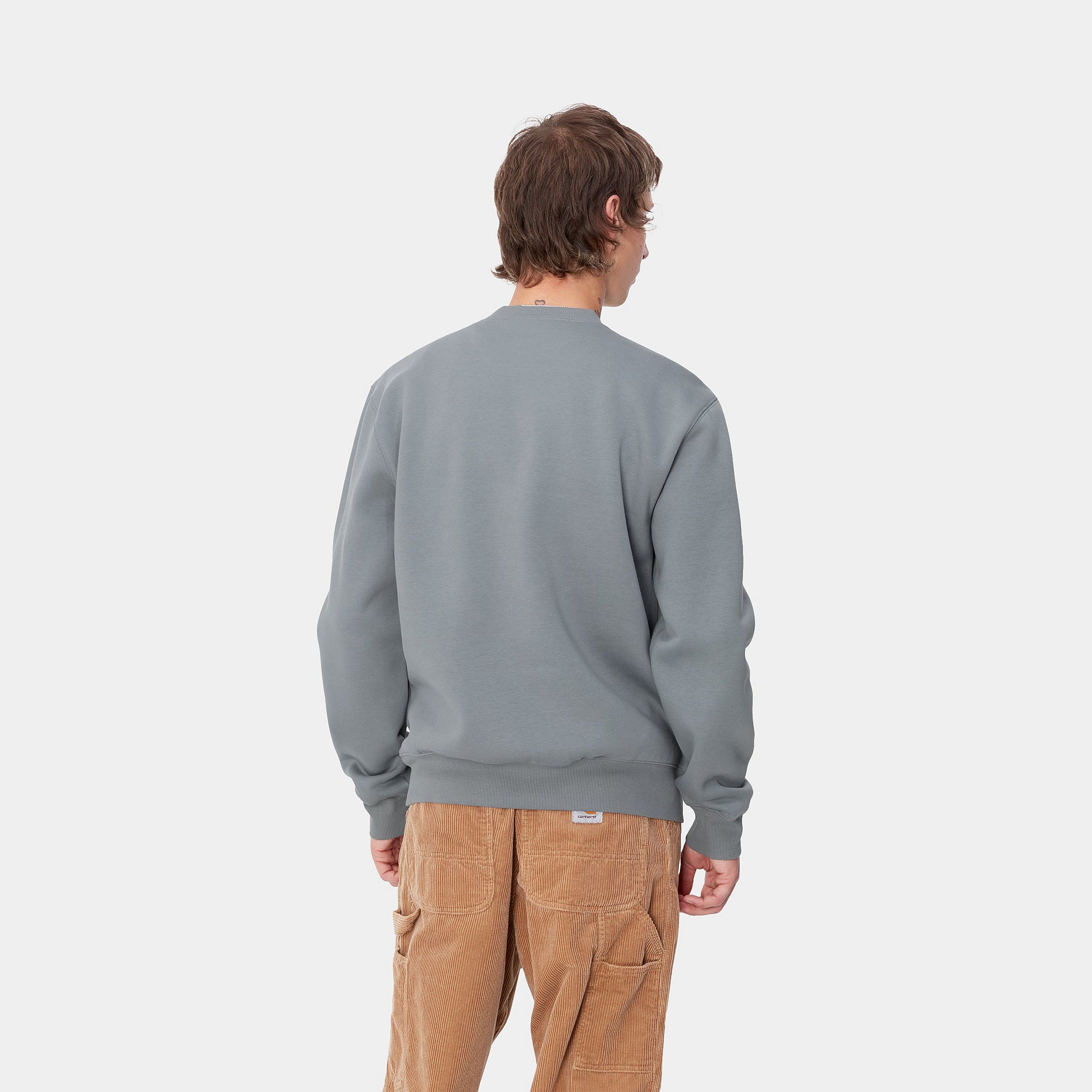 Carhartt Sweat Crewneck Dove Grey/Wax