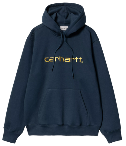 Carhartt WIP Hooded Sweat Ink/Air yellow