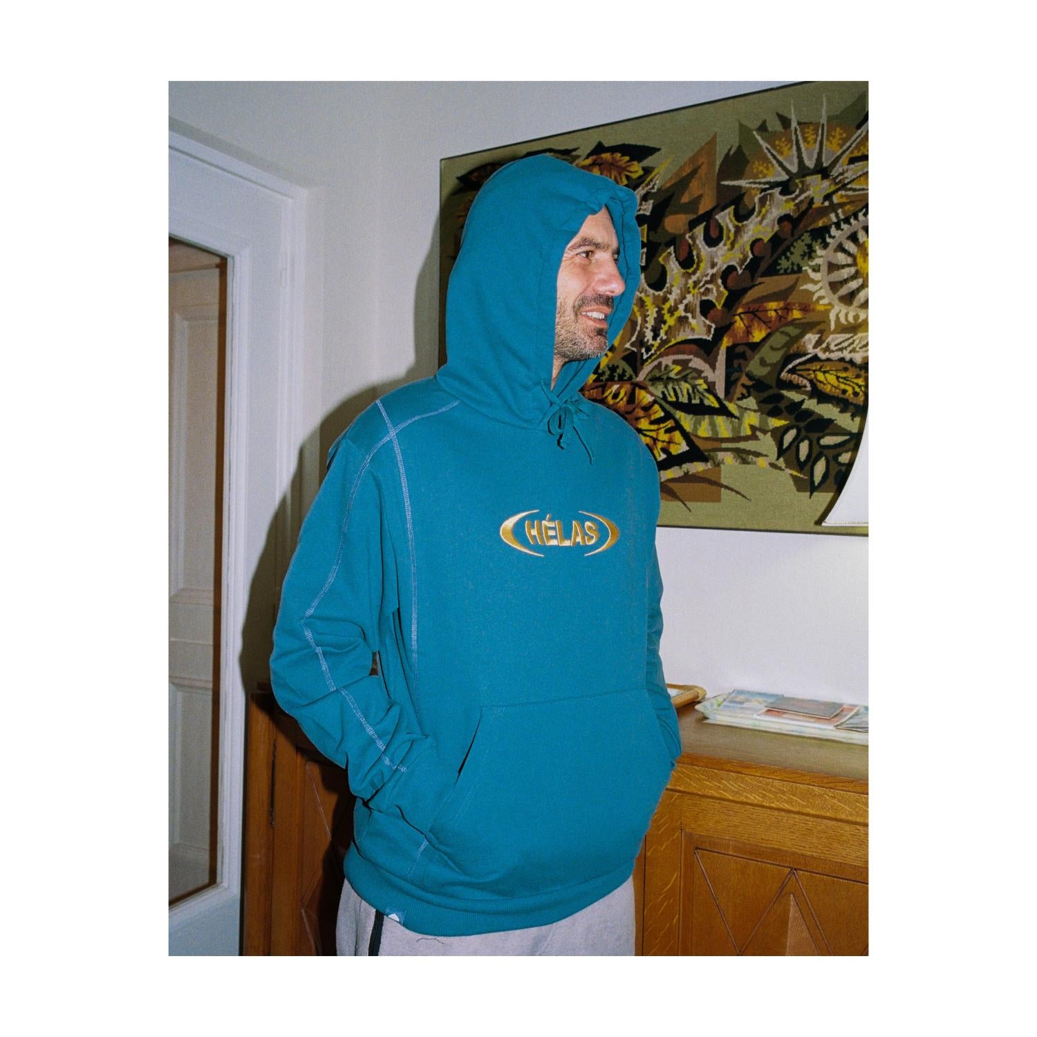 Helas - Free Hoodie Teal Blue