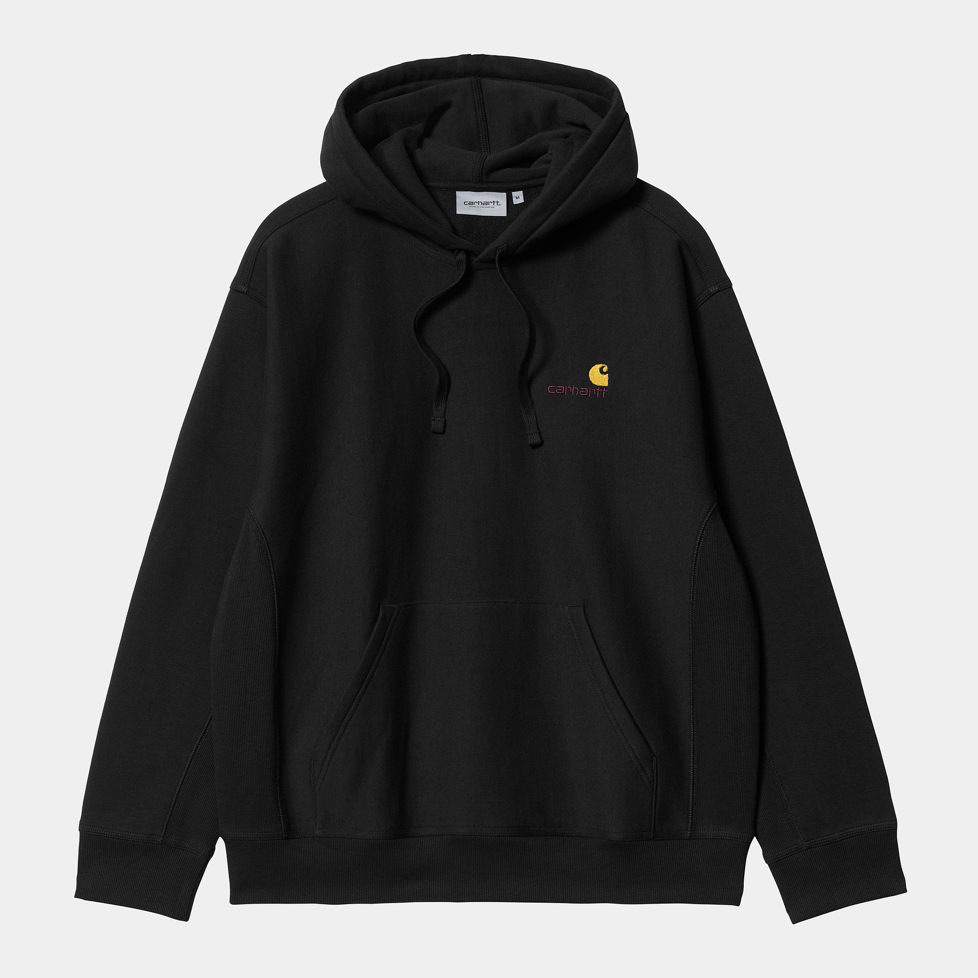 Carhartt Hooded American Script Sweat Black