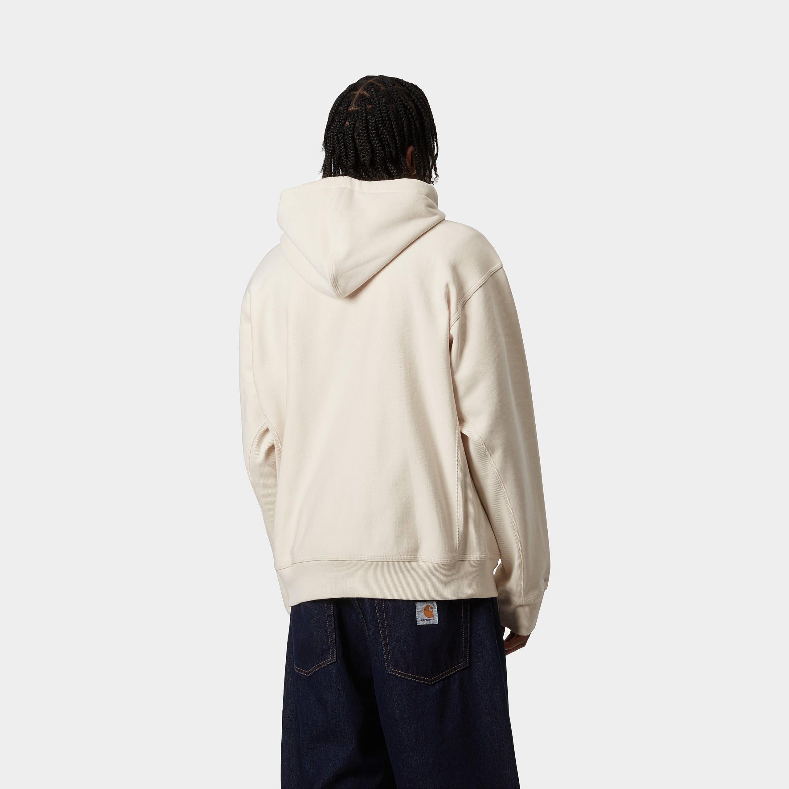 Carhartt Hooded American Script Sweat Natural