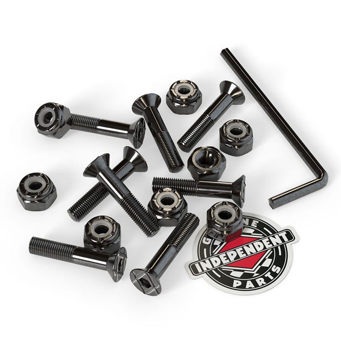 Independent  1" Black Allen Cross Bolts