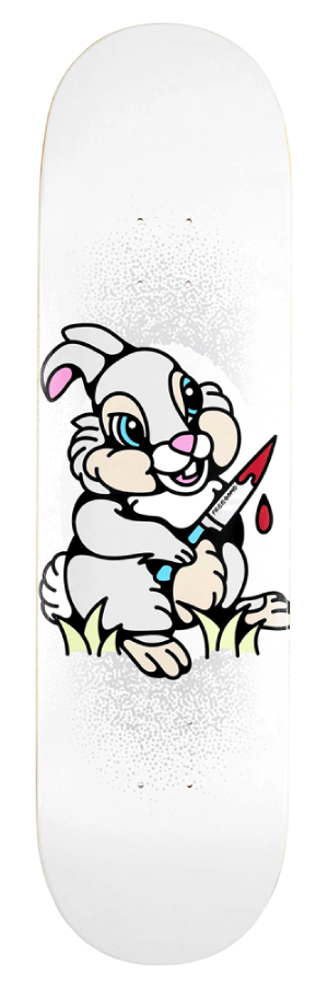 Free Dome Deck Killer Bunny 8.25 White