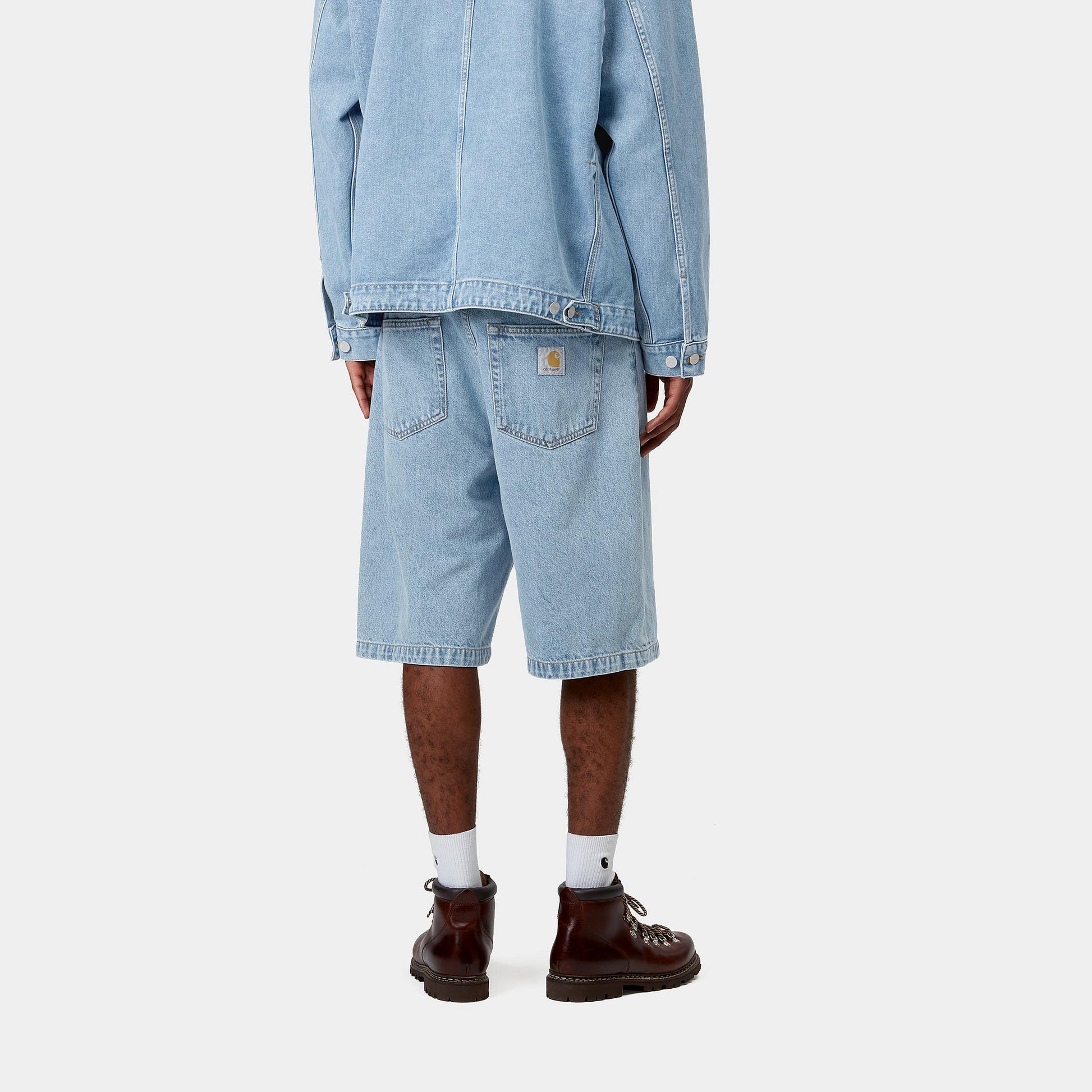 Carhartt Landon Denim Short Blue Stone Bleached