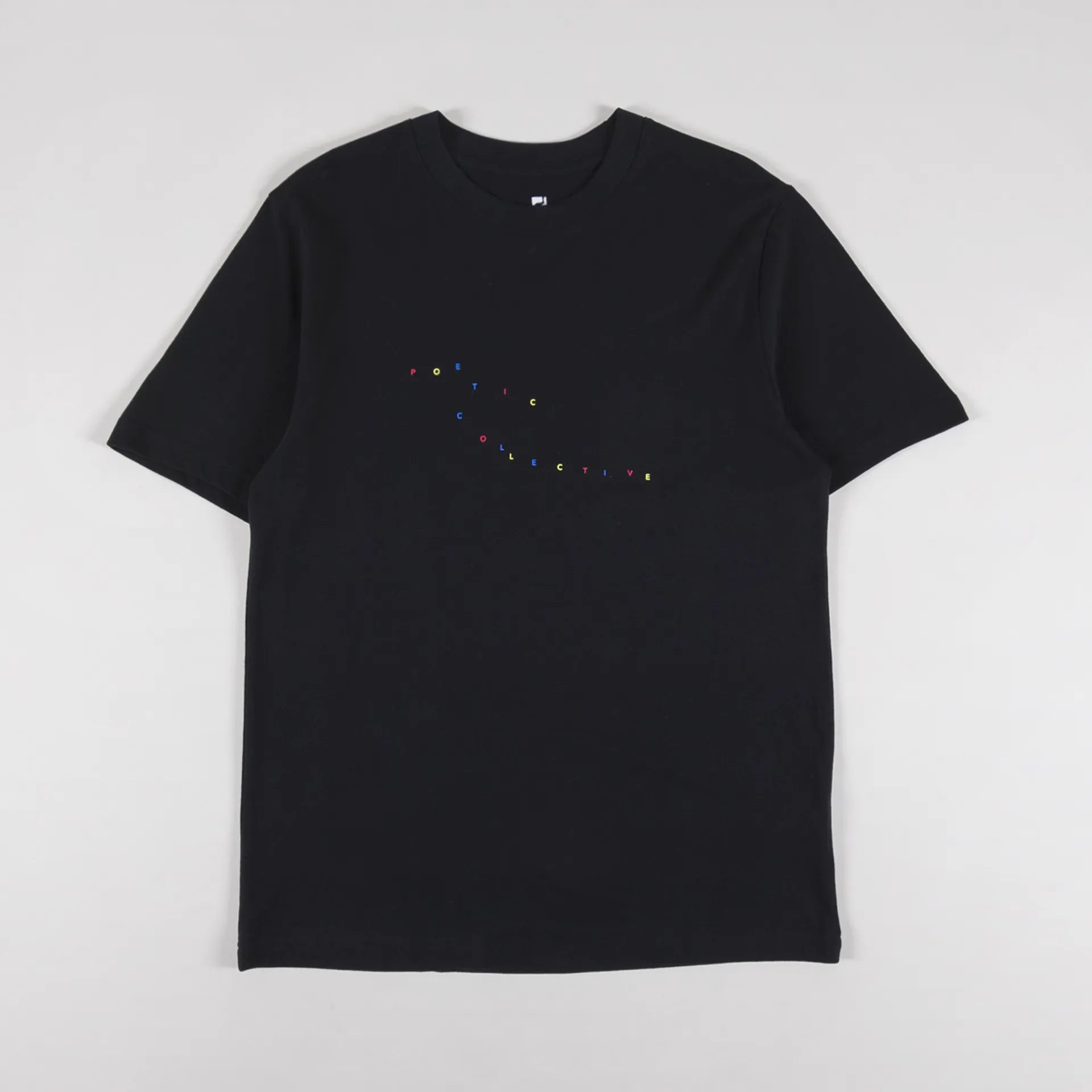 Poetic Collective Colour Logo Tee Black