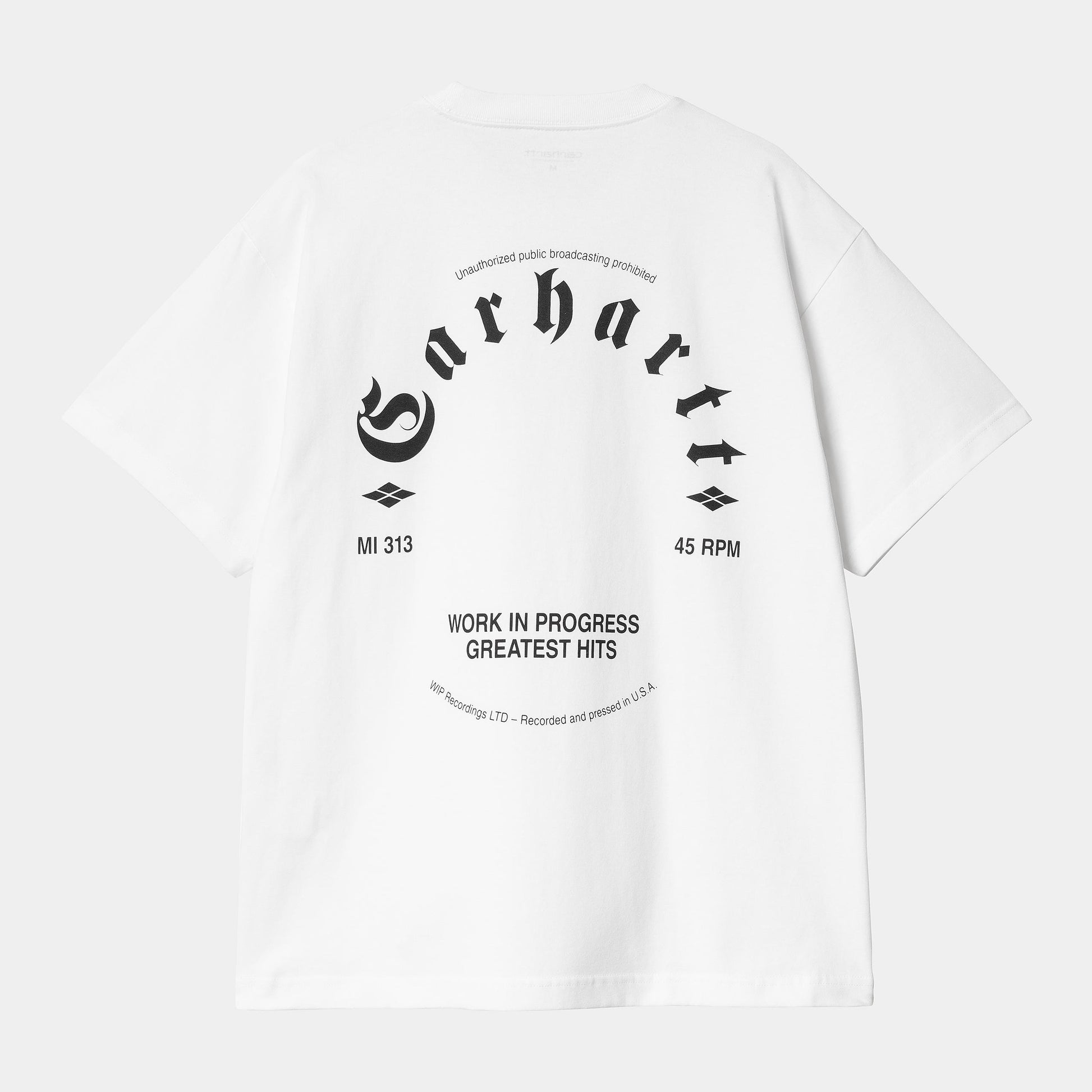 Carhartt Greatest Hits T-shirt White / Black