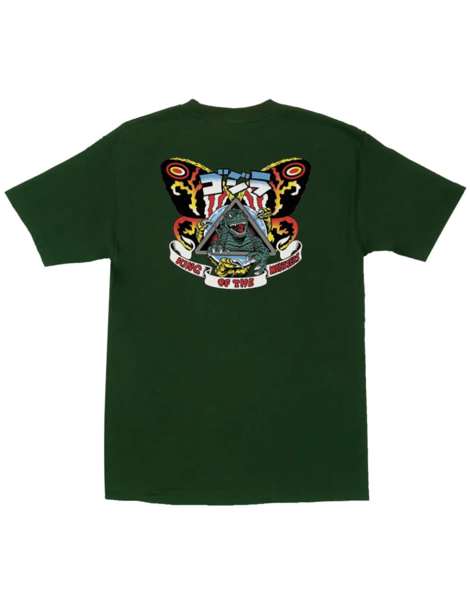 Santa Cruz x Godzilla Natas Mothra Tee Forest Green