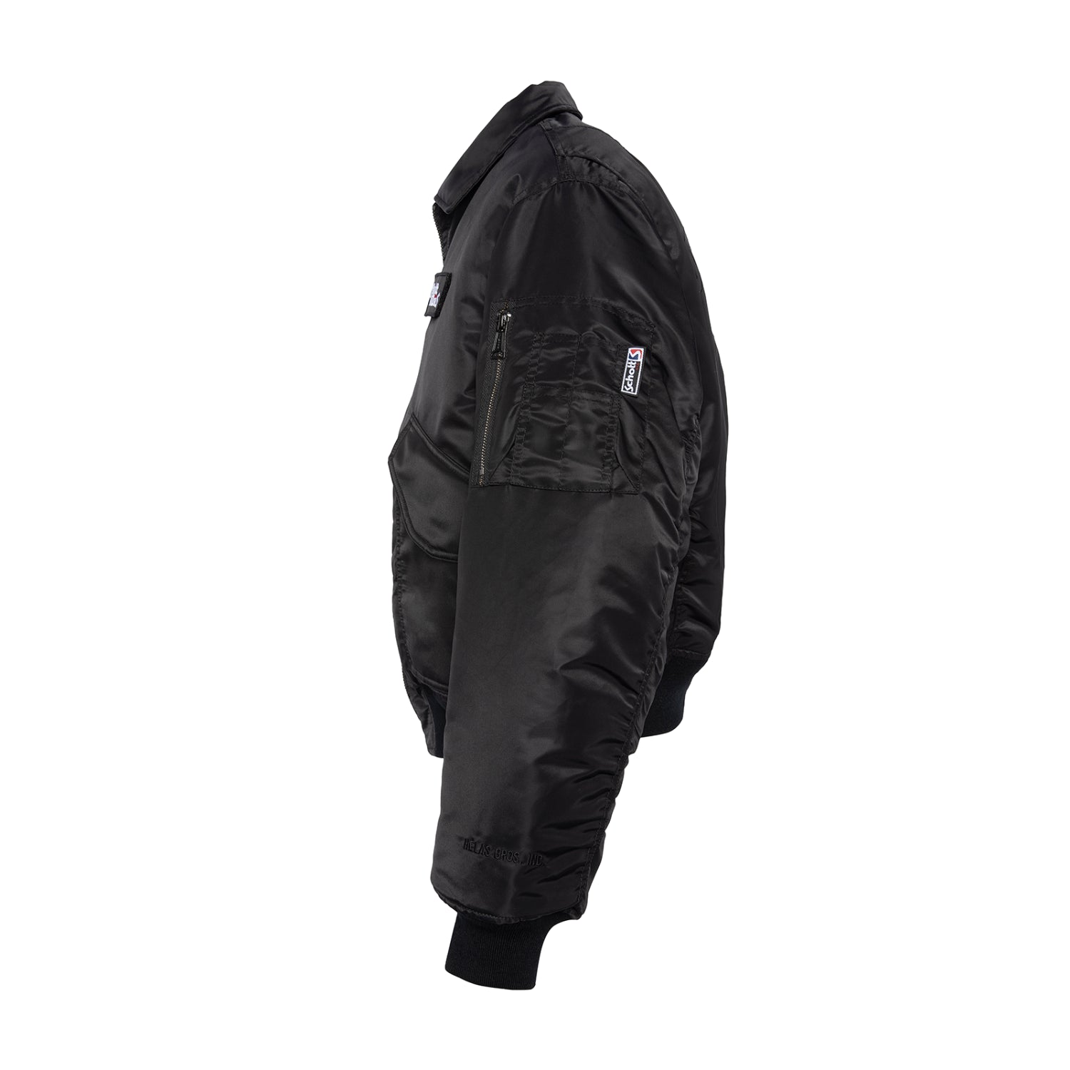 SCHOTT NYC X HELAS BOMBER JACKET BLACK