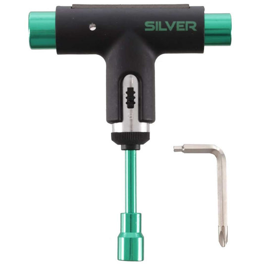 Silver Tool Black/Green