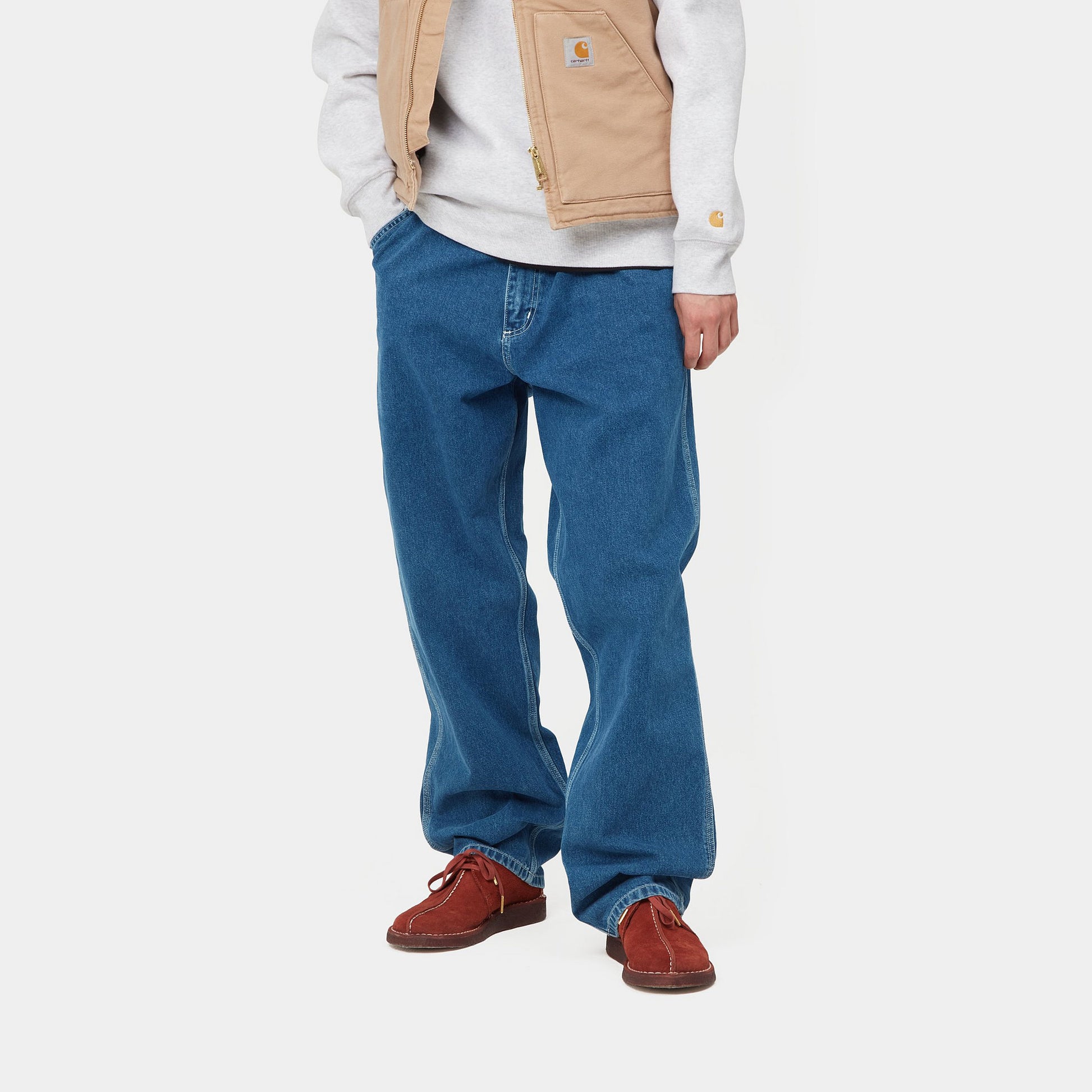 Carhartt Simple Pant Cotton Blue Stone Washed