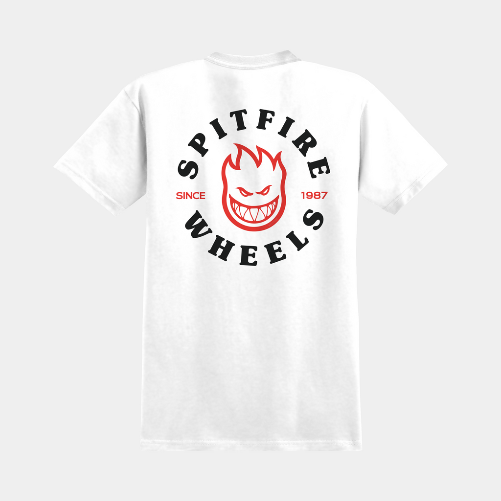 Spitfire Bighead Classic Tee White/Black/Red