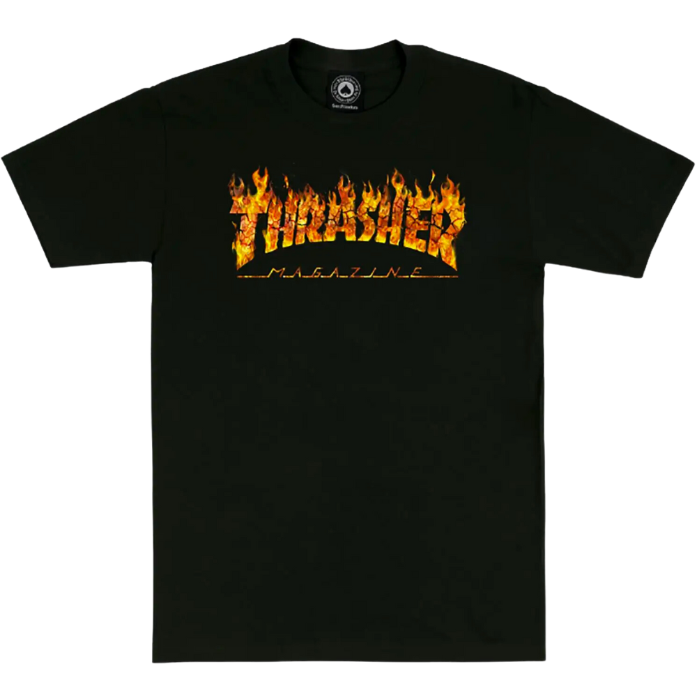 Thrasher Inferno Tee Black